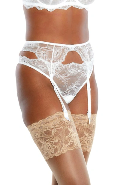 Shop Journelle Anais Suspender Belt In Powder