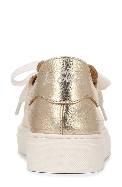 Sam Edelman Poppy Sneakers In Gold