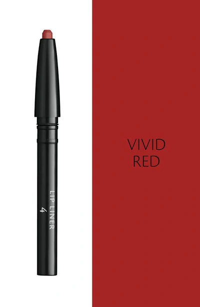 Shop Clé De Peau Beauté Lip Liner Pencil In Lip Liner 4 Vivid Red - Refill