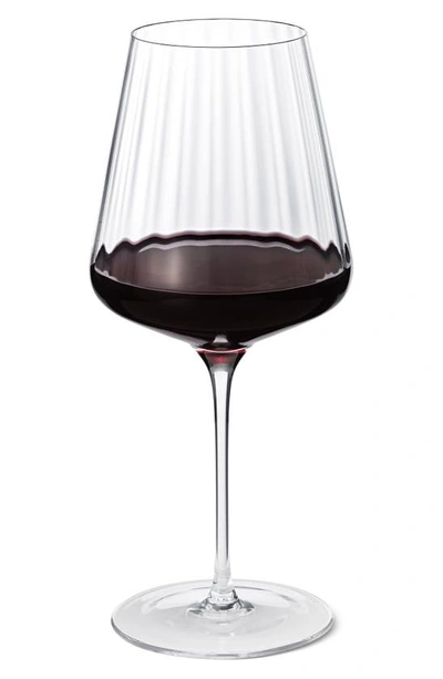 Shop Georg Jensen Set Of 6 Bern Crystal Red Wine Glasses In Clear