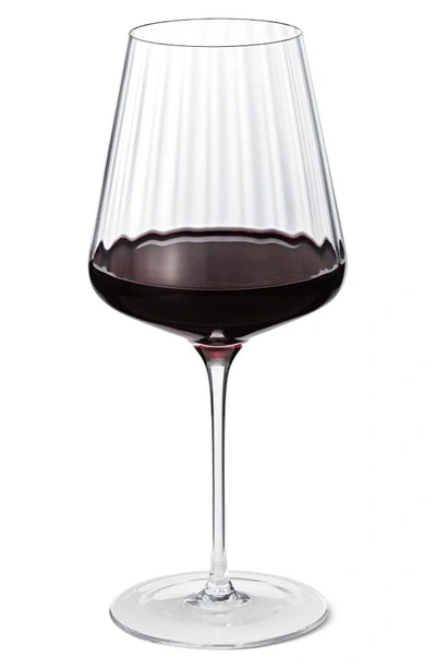 Georg Jensen Set Of 6 Bern Crystal White Wine Glasses In Clear