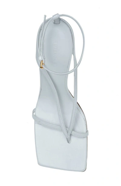 Shop Bottega Veneta Stretch Square Toe Sandal In White