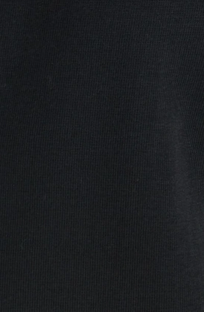 Ming Wang Faux Double Breasted Knit Blazer In Black
