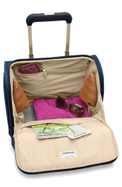 Briggs & Riley Baseline Cabin Spinner Carry-on Bag In Navy