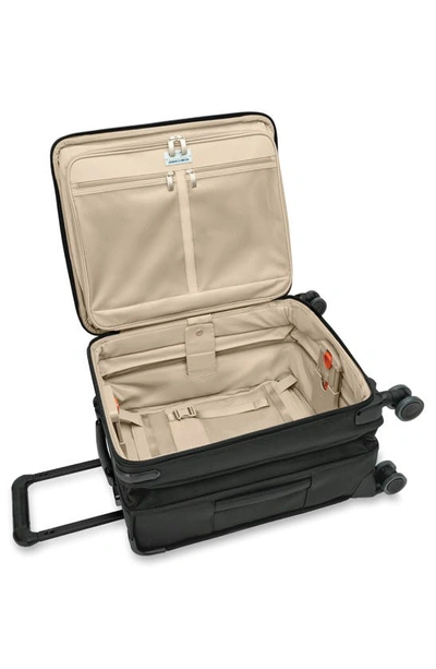 Shop Briggs & Riley Baseline Global Spinner Carry-on In Black