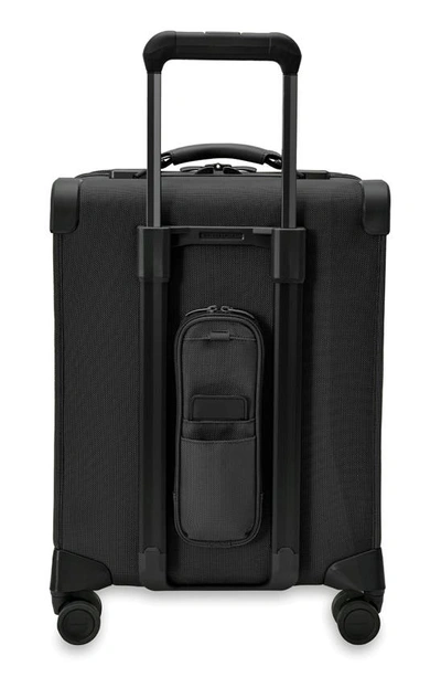 Briggs & Riley Baseline Global Carry On Spinner Suitcase In Black