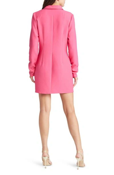 Shop Area Stars Long Sleeve Shirtdress In Pink