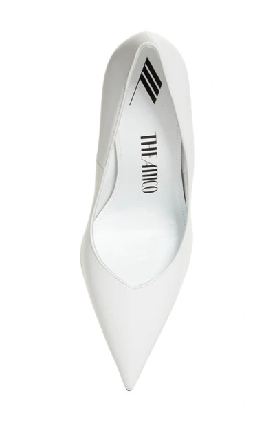 Shop Attico Cheope Pointed Toe Pump In White