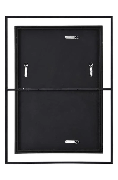 Renwil Ren-wil Gray Mirror In Black & Gold In Mirror Black Antique Gold