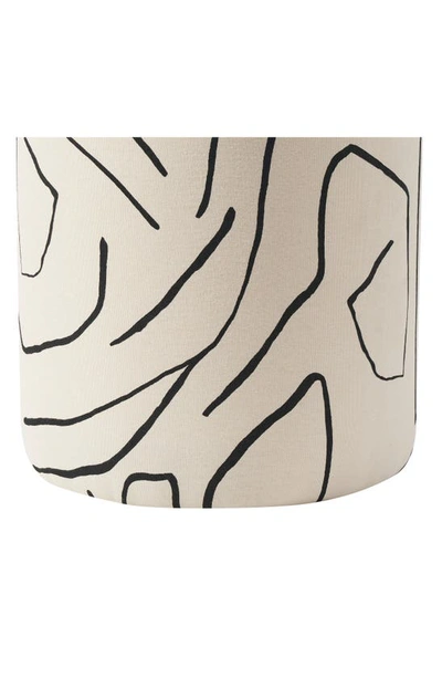 Shop Renwil Rachelle Stool In Cream Base/ Black Lines