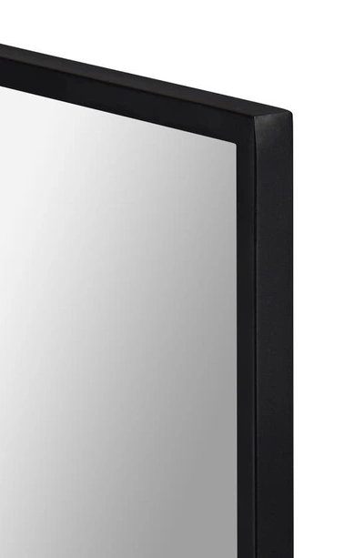 Shop Renwil Raizel Rectangular Mirror In Mirror Matt Black