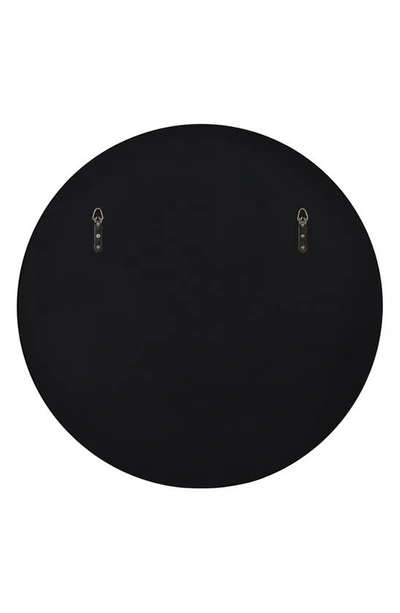 Shop Renwil Claribel Round Mirror In Black