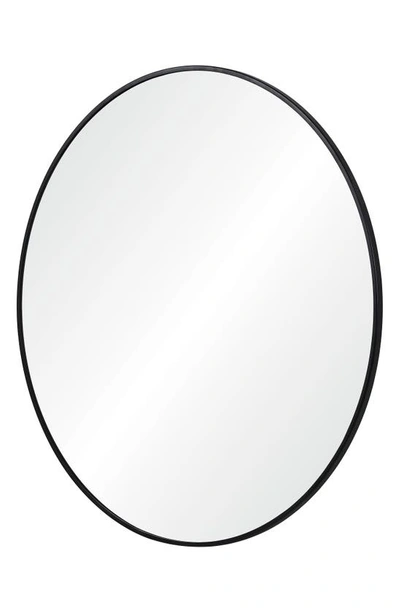 Renwil Ren-wil Claribel Round Mirror In Black