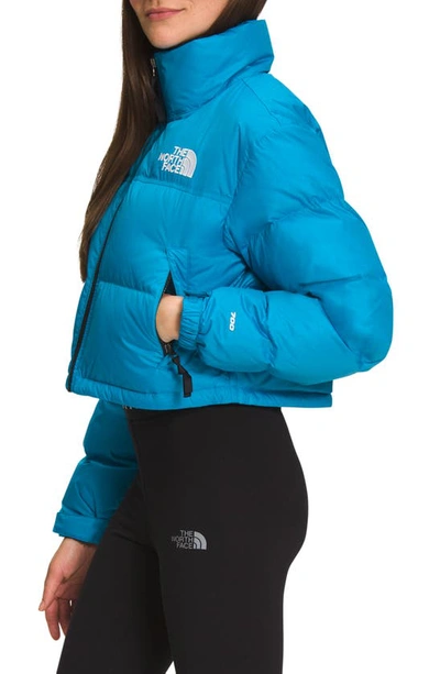 Shop The North Face Nuptse® 700 Fill Power Down Short Jacket In Acoustic Blue