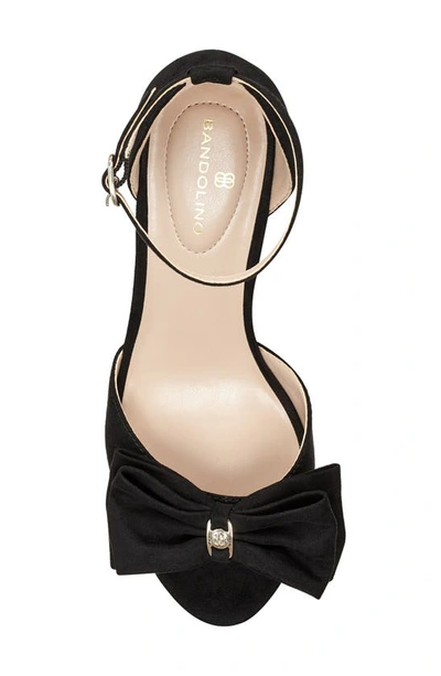 Shop Bandolino Kissly Ankle Strap Sandal In Black 001