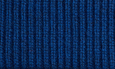 Rag & Bone Charlie Logo Patch Wool Blend Beanie In Blue