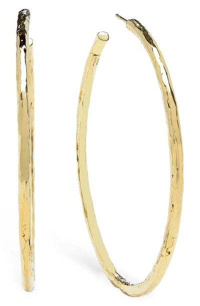 Shop Ippolita Classico Extra Large Hoop Earrings In Green Gold