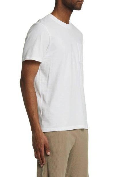 Shop Ugg Garrett Cotton Pocket T-shirt In White