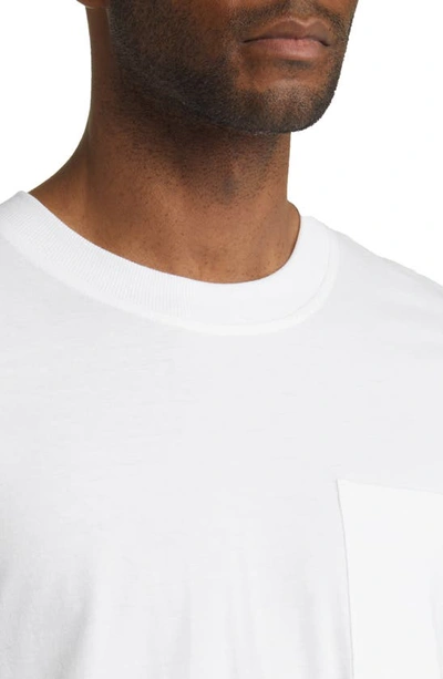 Shop Ugg Garrett Cotton Pocket T-shirt In White