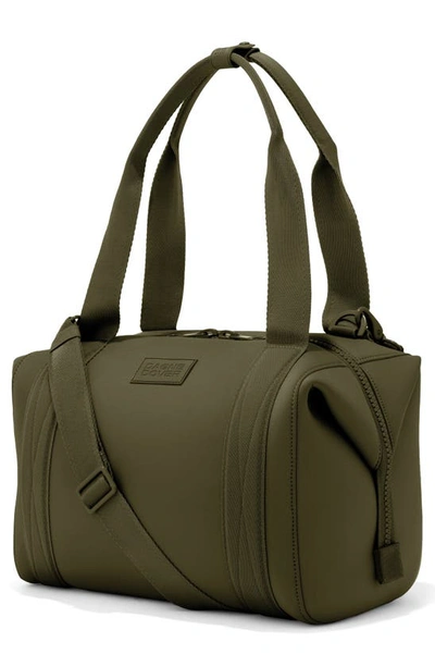 Dagne Dover Medium Landon Neoprene Carryall Duffle Bag In Dark Moss