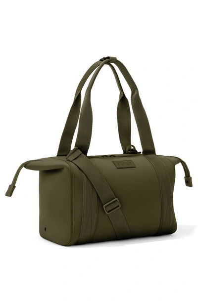 Dagne Dover Medium Landon Neoprene Carryall Duffle Bag In Dark Moss
