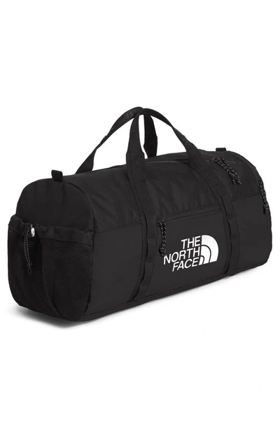 Shop The North Face Bozer Water Repellent Duffel Bag In Tnf Black/ Tnf White