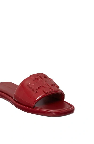 Shop Tory Burch Double T Sport Slide Sandal In Red