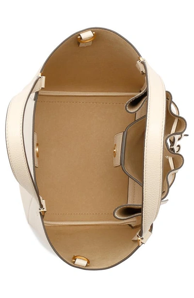 Tory Burch Mcgraw Dragonfly Drawstring Shoulder Bag In Brie