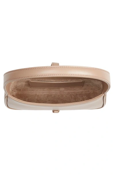 Shop Saint Laurent Micro Le 5 À 7 Leather Hobo In Rosy Sand