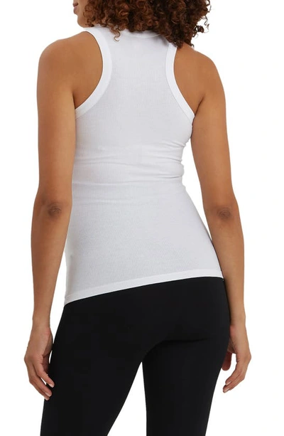 Nom Maternity Maternity Racerback Tank In White