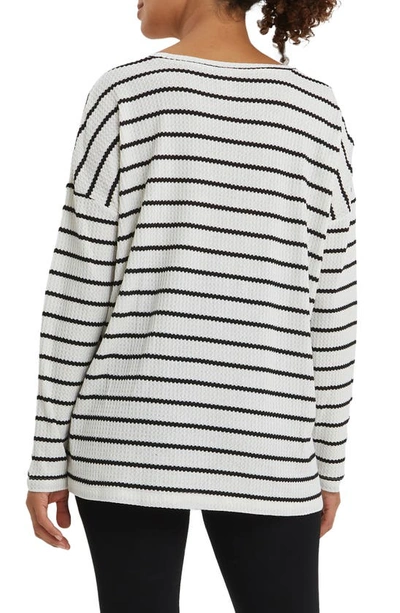 Nom Maternity Cannes Stripe Maternity Sweater In Stripe