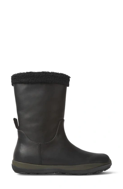 Shop Camper Peu Pista Faux Fur Lined Winter Boot In Black