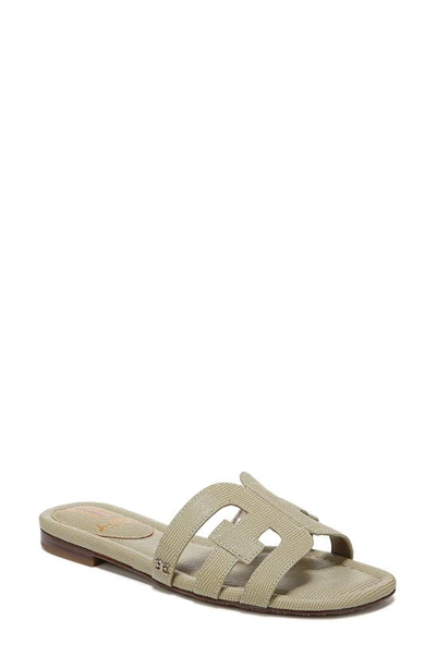 Shop Sam Edelman Bay Cutout Slide Sandal In Bay Leaf