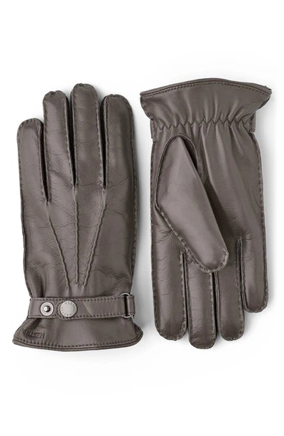 Shop Hestra 'jake' Leather Gloves In Clay