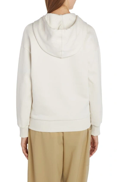 Shop Moncler X Peanuts® Snoopy Snowflake Graphic Hoodie In White