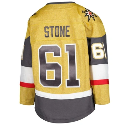 Shop Outerstuff Youth Mark Stone Gold Vegas Golden Knights Home Captain Patch Premier Player Jersey