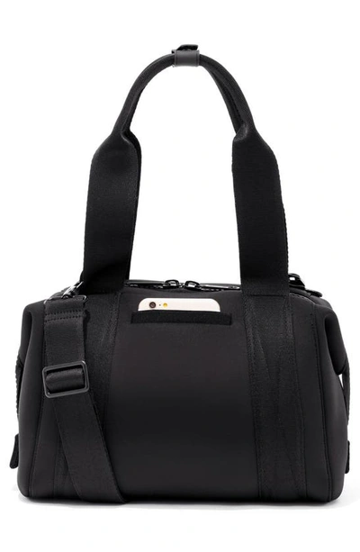 Shop Dagne Dover Landon Small Neoprene Carryall Duffle Bag In Onyx