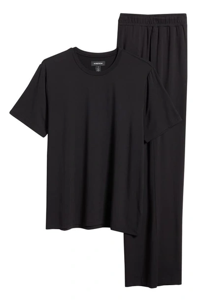 Shop Nordstrom Cooling Pajamas In Black