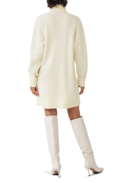 & Other Stories Oversized Turtleneck Sweater In Off White