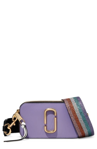 Shop Marc Jacobs The Colorblock Snapshot Bag In Daybreak Multi