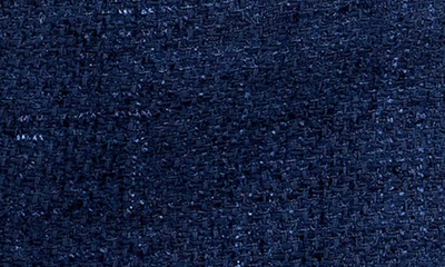 Endless Rose Sleeveless Tweed Minidress In Navy