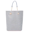 SOPHIA WEBSTER Izzy Nautical Striped Leather Tote
