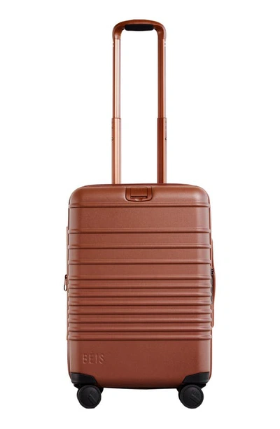 Beis 21-inch Rolling Spinner Suitcase In Maple