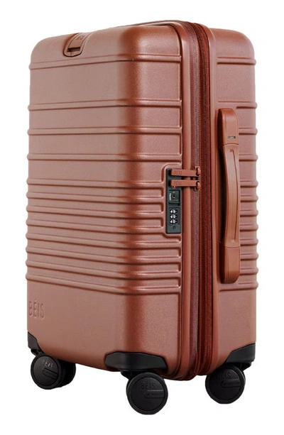 Beis 21-inch Rolling Spinner Suitcase In Maple
