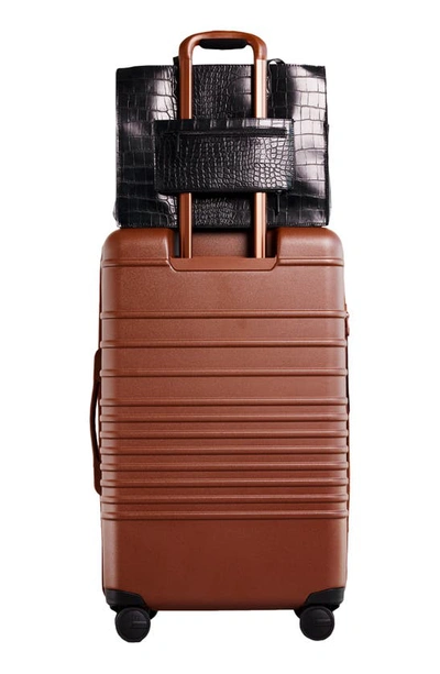 Beis 21-inch Rolling Spinner Suitcase In Maple