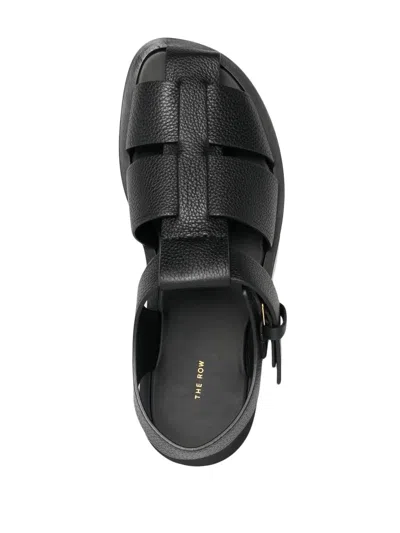 Shop The Row Women Fisherman Sandal In Black