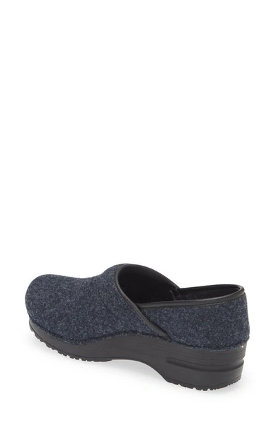 Shop Sanita Ava Wool Clog In Navy