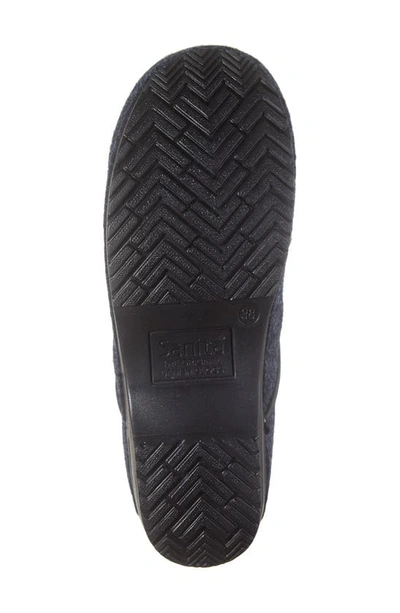 Sanita Ava Wool Clog In Navy
