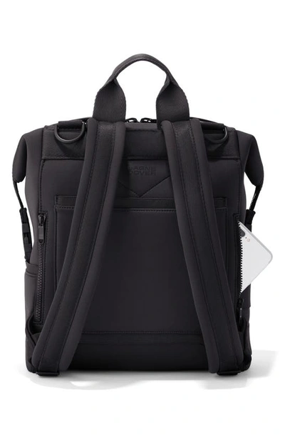 Shop Dagne Dover Indi Medium Neoprene Diaper Backpack In Onyx