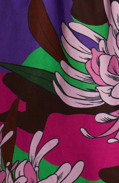 Moncler Multicoloured Floral Drawstring Shorts In Pink Floral